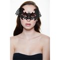 Kayso Black Luxury Metallic Bat Laser Cut Masquerade Mask with Red Rhinestones One Size BG003RDBK